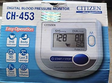 tonometr: Təzyiq ölçən aparat Citizen brendi olan reqemsal qan tezyiqi olcen — 1