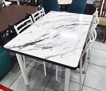 мебель для кафе ош: Кухонный Стол, цвет - Белый, Новый