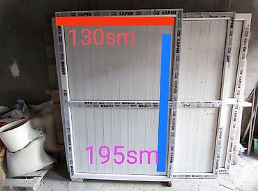 qapı paneli: Plastik (PVC) karkaslı panelli konstruksiyalar dəsti - Material: ağ — 3