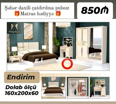 куплю мебель бу баку: *Yataq dəsti 850azn 💥* ✔️Rəng seçimi var ✔️Şəhər daxili Çatdırılma və