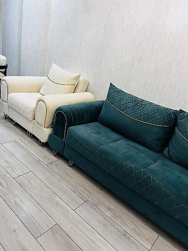 divan satışı: Mebel dəsti – 3 nəfərlik divan + 2 ədəd kreslo Her biri bazali ve — 1