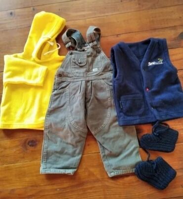 pantalone na preklop: Bundle: Pants, Vests, Sweatshirts, For boys, age: 12 months