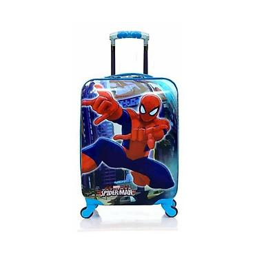 Чемоданы: №: 2472 Məhsulun adı: Çamadan 4 təkərli Baqajaz125 Spider-Man mavi — 1