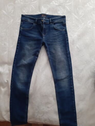 оверсайз джинсы: Джинсы и брюки, цвет - Синий, Новый