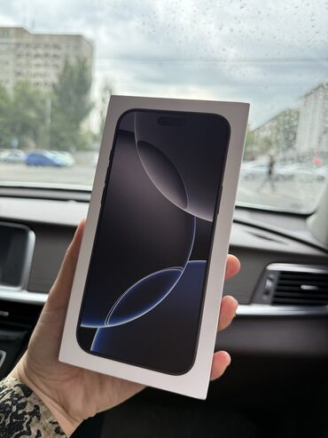 поко х 3 про 256: IPhone 16 Pro Max, Жаңы, 256 ГБ, Black Titanium