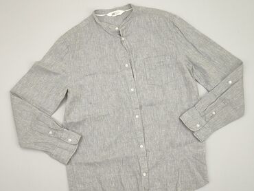 koszula ze smokiem: Shirt 14 years, condition - Fair, pattern - Monochromatic, color - Grey
