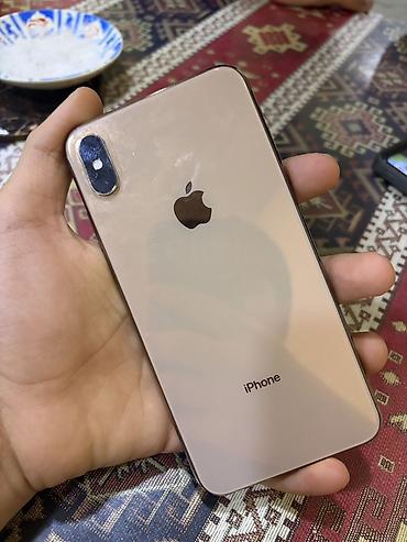 Apple iPhone: IPhone Xs Max, 256 GB, Qızılı, Zəmanət, Face ID, Sənədlərlə — 1