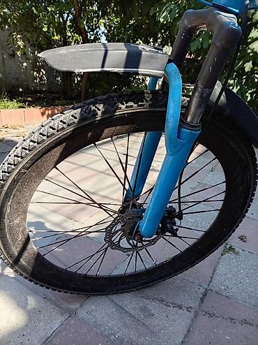 start velosiped: Dağ/şəhər tipli velosiped – mavi rəng Sprey vurulub veloda Təkərlər — 7