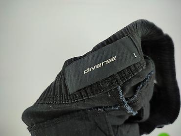 Spodnie: Spodnie męskie Diverse – jogger cargo, czarne - Marka: Diverse - — 4