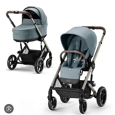 Коляски: Коляска, Cybex, цвет - Голубой, Б/у, Самовывоз — 1