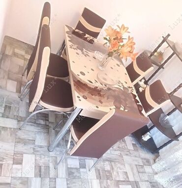 Setovi stolova i stolica: 🎀Ulepsajte vas dom.🎀 ➡️Cena kompleta: Sto + 6 stolica 225e+ dostava⬅️ — 8