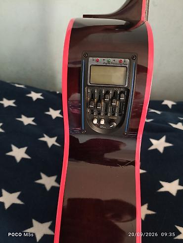 Акустические гитары: Akustik gitara + portativ səs sistemi dəsti Gitara: - Brend: IRIN - — 4