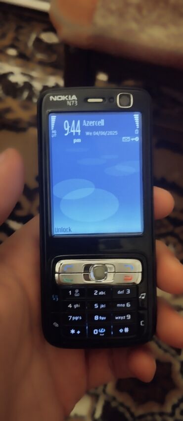nokia 1680 classic: Nokia N73, < 2 GB Memory Capacity, rəng - Qara, Düyməli
