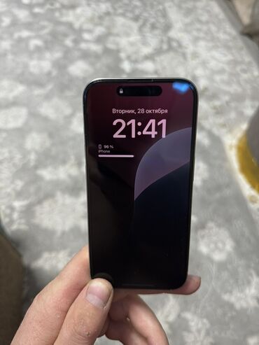 сумки для ноутбуков case logic: IPhone 15 Pro, 256 ГБ, Black Titanium, Заряддоочу түзүлүш, Коргоочу айнек, Каптама, 90 %