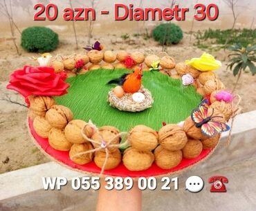 Xonçalar: Endirimdə Novruz xonçaları. Fındıq və qozdan çərəzlik, səmənilik — 2