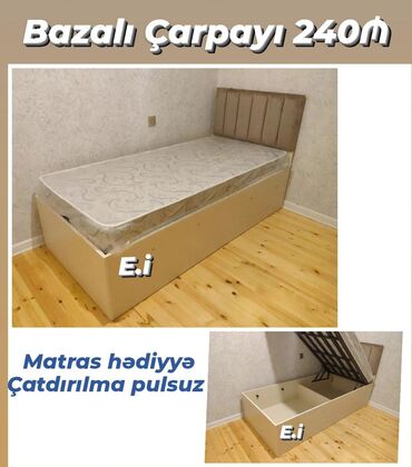 Çarpayılar: Yeni, Təknəfərlik çarpayı, Bazalı, Matras ilə, Siyirməsiz