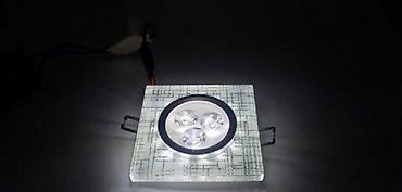 globus bar: LED rozetna staklena 3x1W+2W 6500K. LED rozetna staklena 3x1W+2W — 1