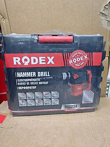 Перфораторлор: Перфоратор RODEX RDX234 в кейсе. Характеристики и возможности: - Тип — 1
