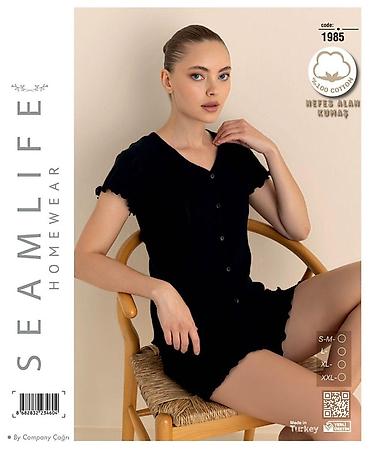 пижамные костюмы: Пижама, Атлас, Турция, С кружевом, Все размеры — 9