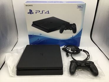 игры на ps4 бишкек: PlayStation 4 slim 512 Гб с коробкой, документы, шнуры, жестик