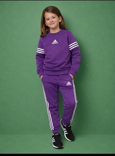 farmerke sorc: Adidas dečija trenerka za devojčice NOVO Novo Pamuk Veličine 4 6 8 10 — 1