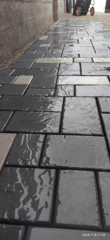 Тротуарная плитка: Тротуарная плитка, Другая модель, Под камень, Для двора, Новый — 1