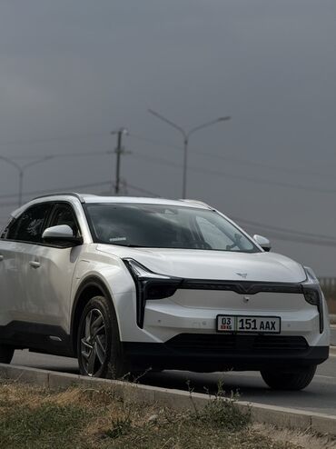 капият машина: Электромобиль-кроссовер (компактный SUV), белый цвет кузова. Основные