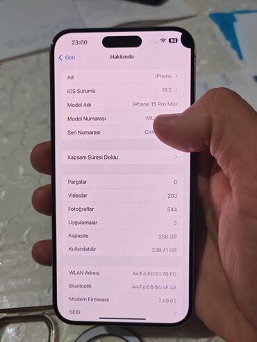 Apple iPhone: IPhone 15 Pro Max, 256 GB, Natural Titanium — 8