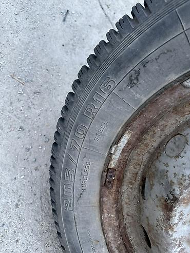 tir: Колеса в сборе 205 / 70 / R 16, Всесезонная, Б/у, Пара, Легковые, Железные, отверстий - 5 — 5
