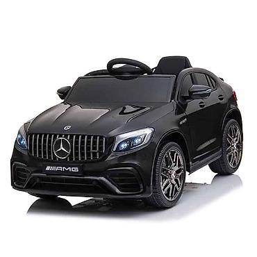 tn patika: Džip Mercedes‑Benz AMG GLC 63S Coupé – crni, dečiji licencirani — 1