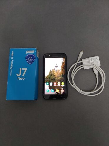 Samsung Galaxy J7 2017, Б/у, 16 ГБ, цвет - Черный, 2 SIM