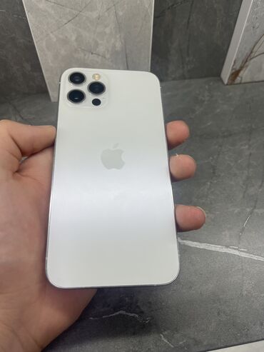 Apple iPhone: IPhone 12 Pro, Б/у, 256 ГБ, White Titanium, 90 %