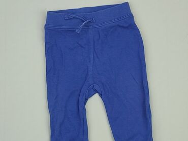 kaszmirowy pajacyk niebieski: Sweatpants, George, 6-9 months, condition - Good
