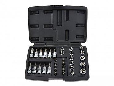 Setovi ručnog alata: Set nasadnih bitova i nastavaka u koferu – Torx, Ribe, imbus i — 1