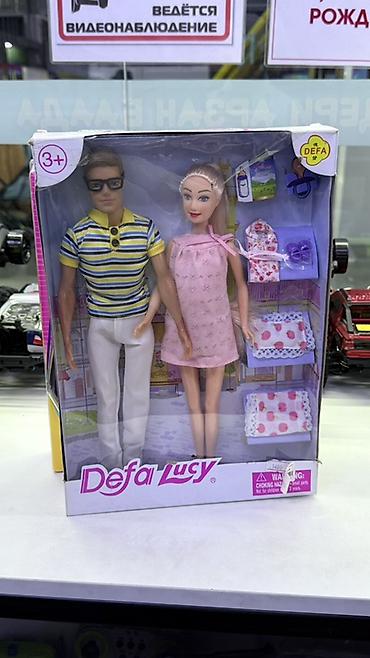 детская машина: Игровой набор кукол Defa Lucy - В комплекте: 2 куклы (девушка и — 1