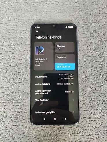 mi 9 plata: Xiaomi Mi 9, 64 GB, rəng - Mavi, 
 Sensor, Barmaq izi, Simsiz şarj — 8