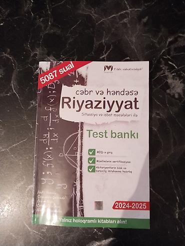 Kitablar və jurnallar: MHM Tədris Mərkəzinin “Cəbr və Həndəsə – Riyaziyyat Test Bankı” — 1