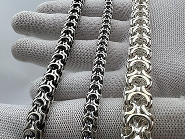 Серебряные цепочки: Браслеты плетение "Рамзес" Изготовление Цепей и Браслетов ⛓️💎 Серебро — 2