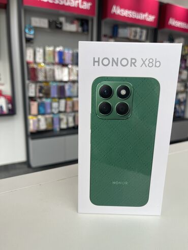 teze telfon: Honor X8, 128 GB, rəng - Qara