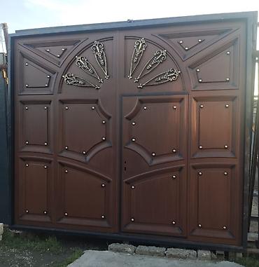 darvaza qapıları: Metal darvaza və giriş qapıları – fərqli dizaynlar - Material: qalın — 1