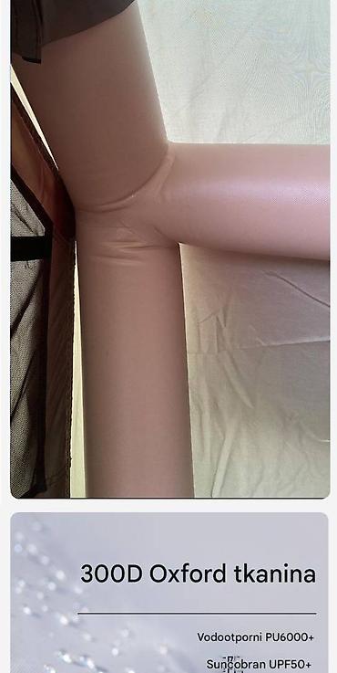 Oprema za kampovanje: Naduvni kamp šator YunduAnXing – vojnog zelena, 12 m² - Prostran — 10