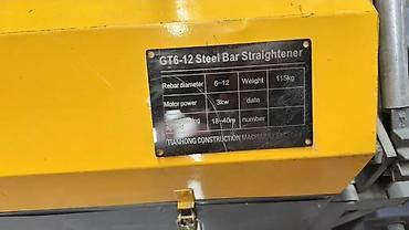 time try: Станок для выпрямления арматуры GT6-12 Steel Bar Straightener — 2