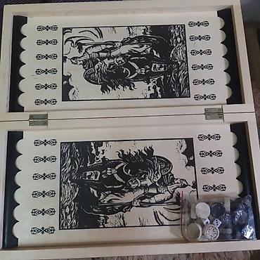 Шахматы: Шахмат шашки шахмат нарда ручная работа — 13