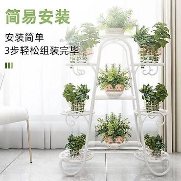 Мебель: Полка, этажерка для цветов, Новый, Железо, Самовывоз — 2