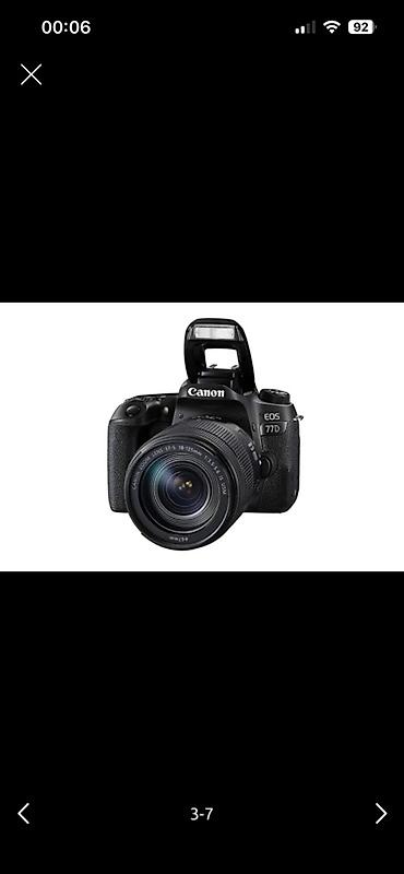 sony a7 iv: Canon EOS 77D DSLR + 18-135mm IS USM lens Fotoaparat tam işlək — 3