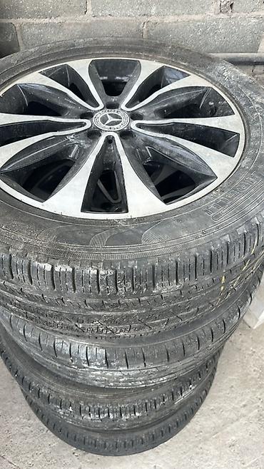 Комплект колес на дисках Mercedes с хорошей резиной - Количество: 4
