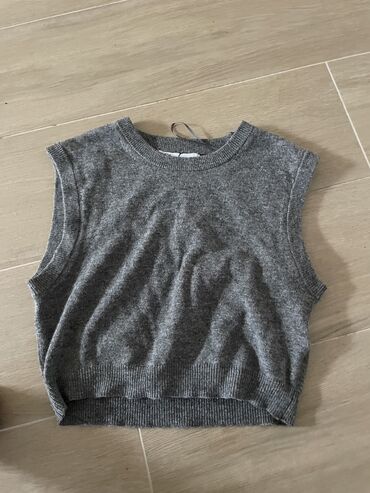 štrikane majice: Zara, S (EU 36), M (EU 38), Single-colored, color - Grey