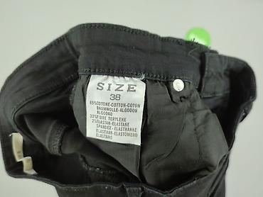 czarne cargo pull and bear: Goodies, Spodnie materiałowe damskie, rozmiar M — 6
