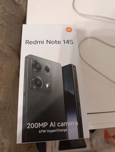 Redmi: Redmi Note 14S, 256 GB, rəng - Qara, Zəmanət, Sensor, Barmaq izi