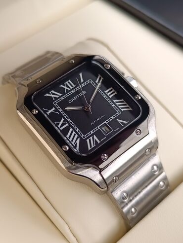 Qol saatları: Yeni, Qol saatı, Cartier, rəng - Gümüşü — 8